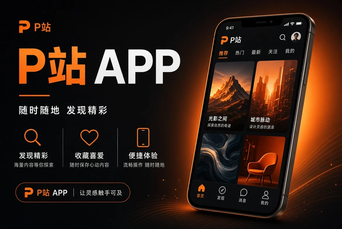 P站APP移动端展示